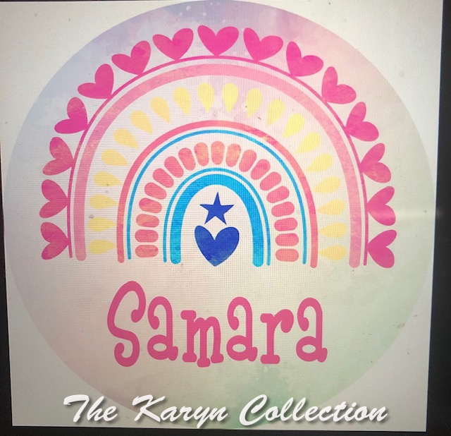 Samara's multi rainbow plate set-select your combinations