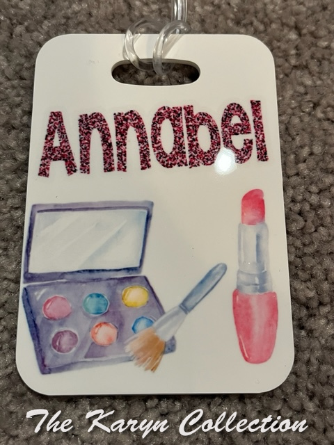 Annabel's Makeup Luggage Tag