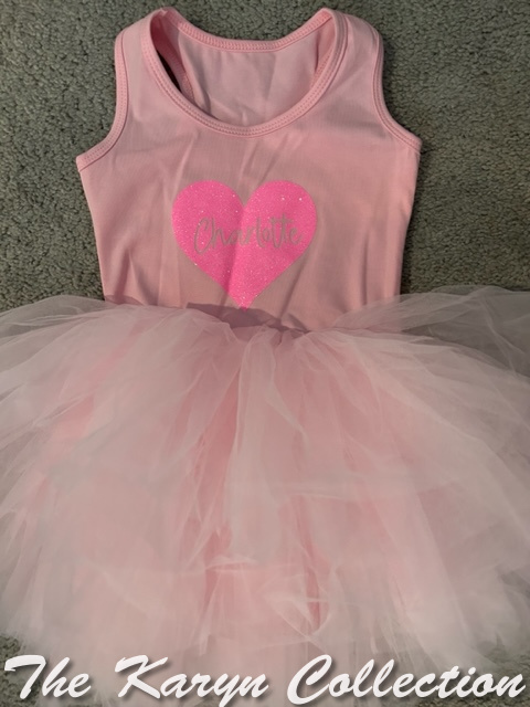 Charlotte's Pink Tutu with Pink Heart